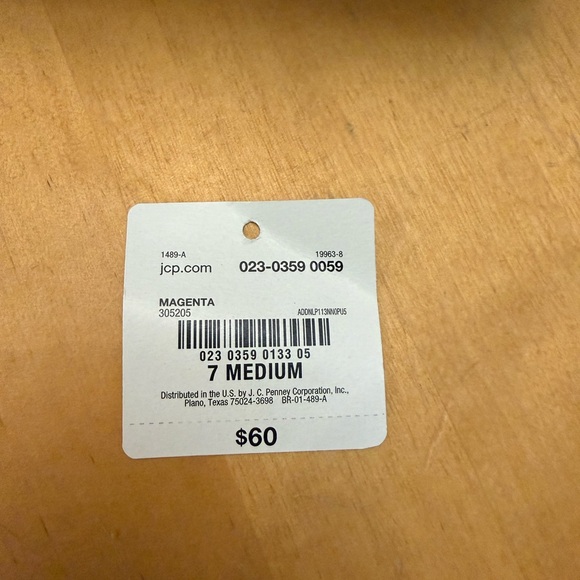 Worthington Fuchsia Becklyn Heels Size 7 NWT - Picture 6 of 6